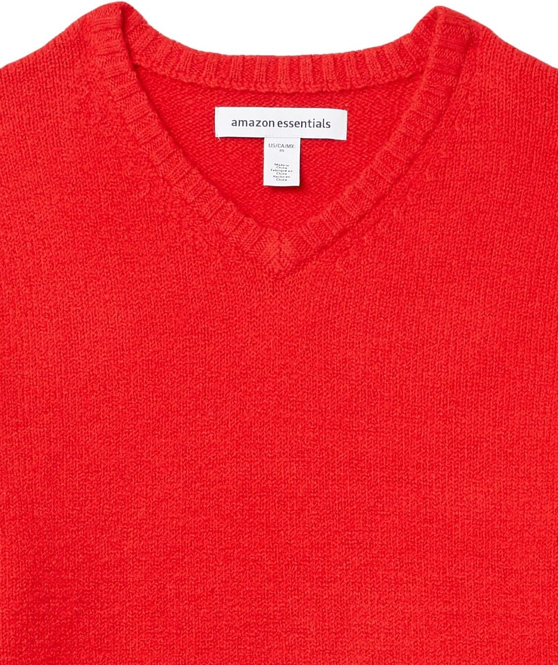 image:imageAmazon Essentials Mens LongSleeve Soft Touch SweaterRed