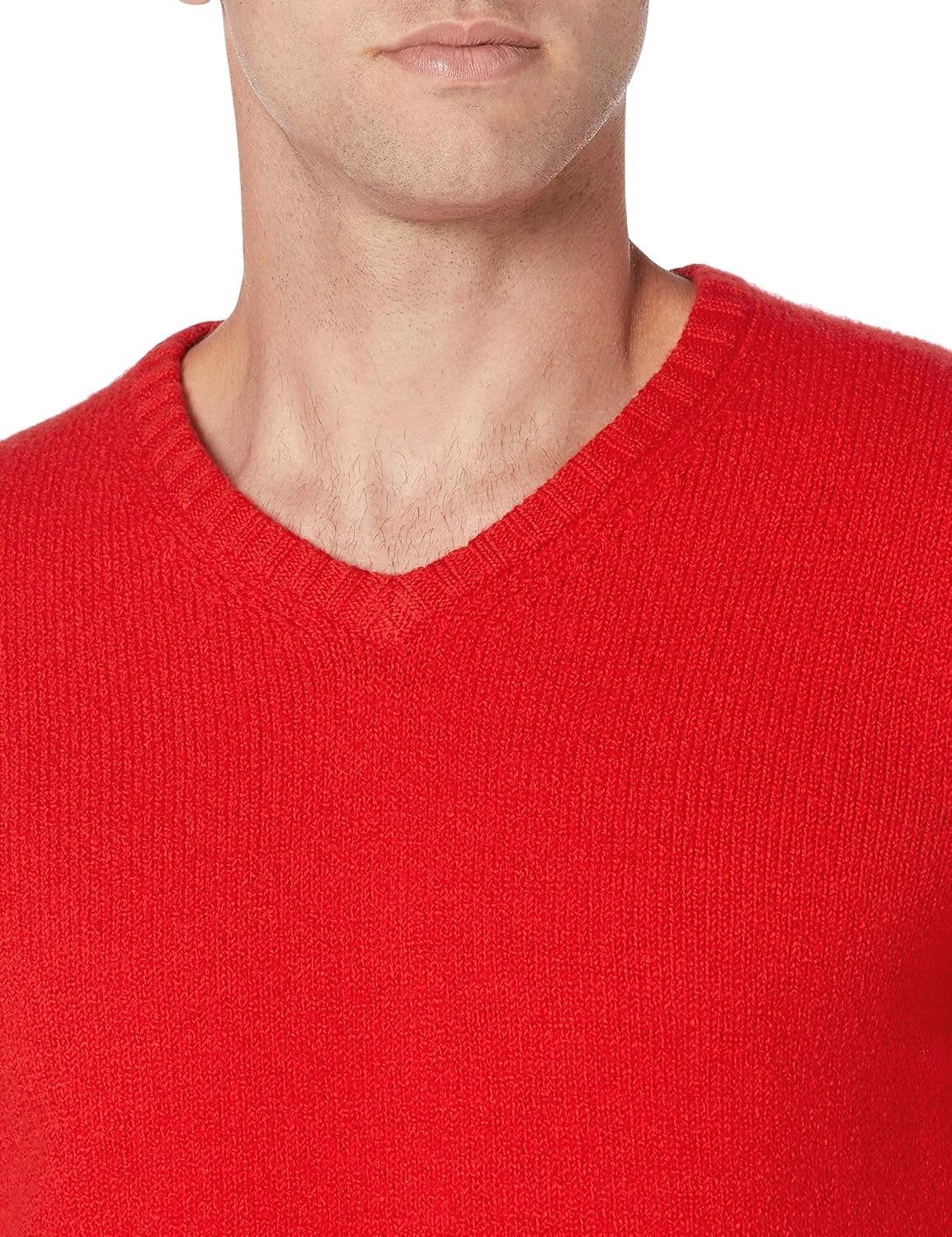 image:imageAmazon Essentials Mens LongSleeve Soft Touch SweaterRed