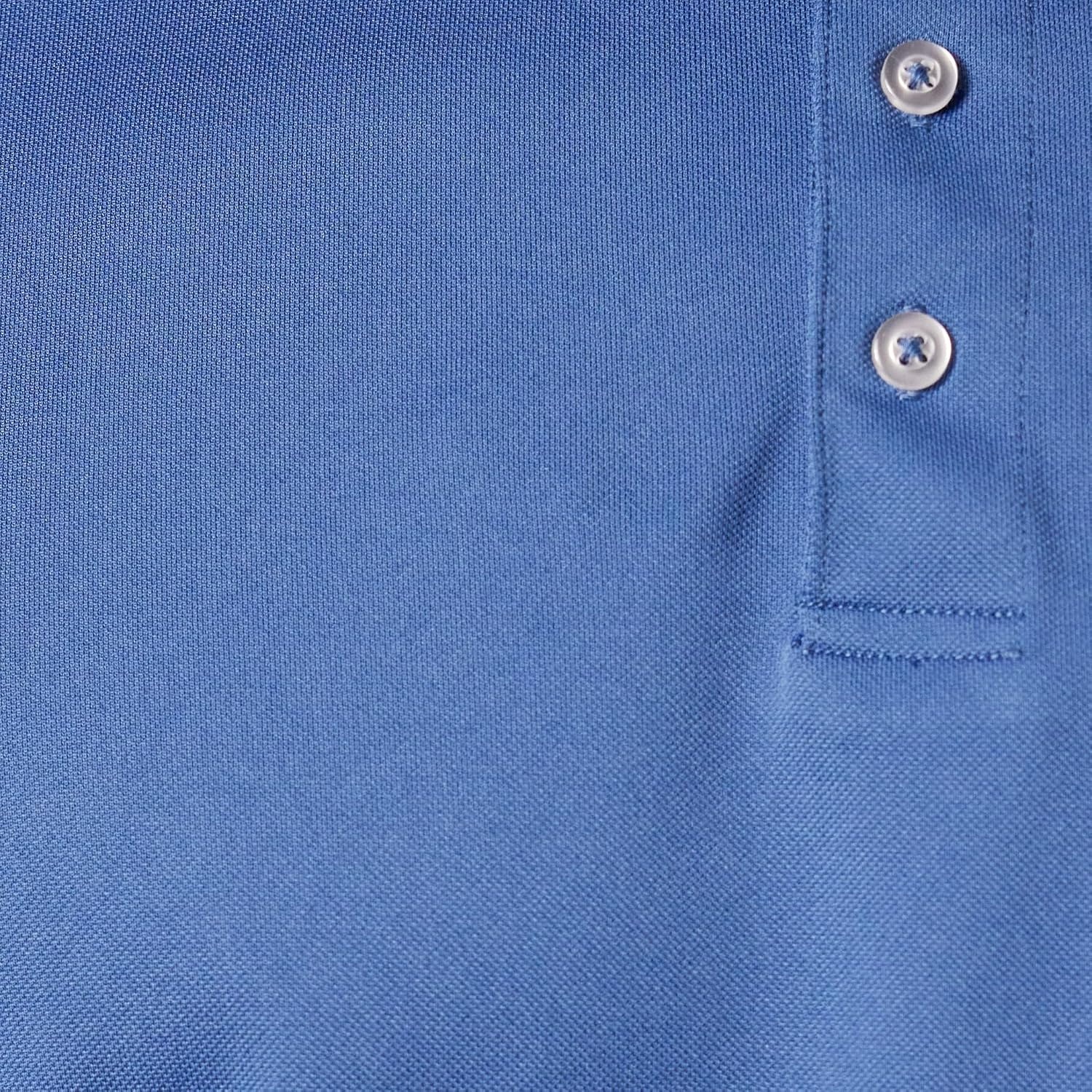 image:imageAmazon Essentials Mens Moisture Wicking Golf Polo Shirt Short Sleeve SlimFit QuickDry Active WearBlue