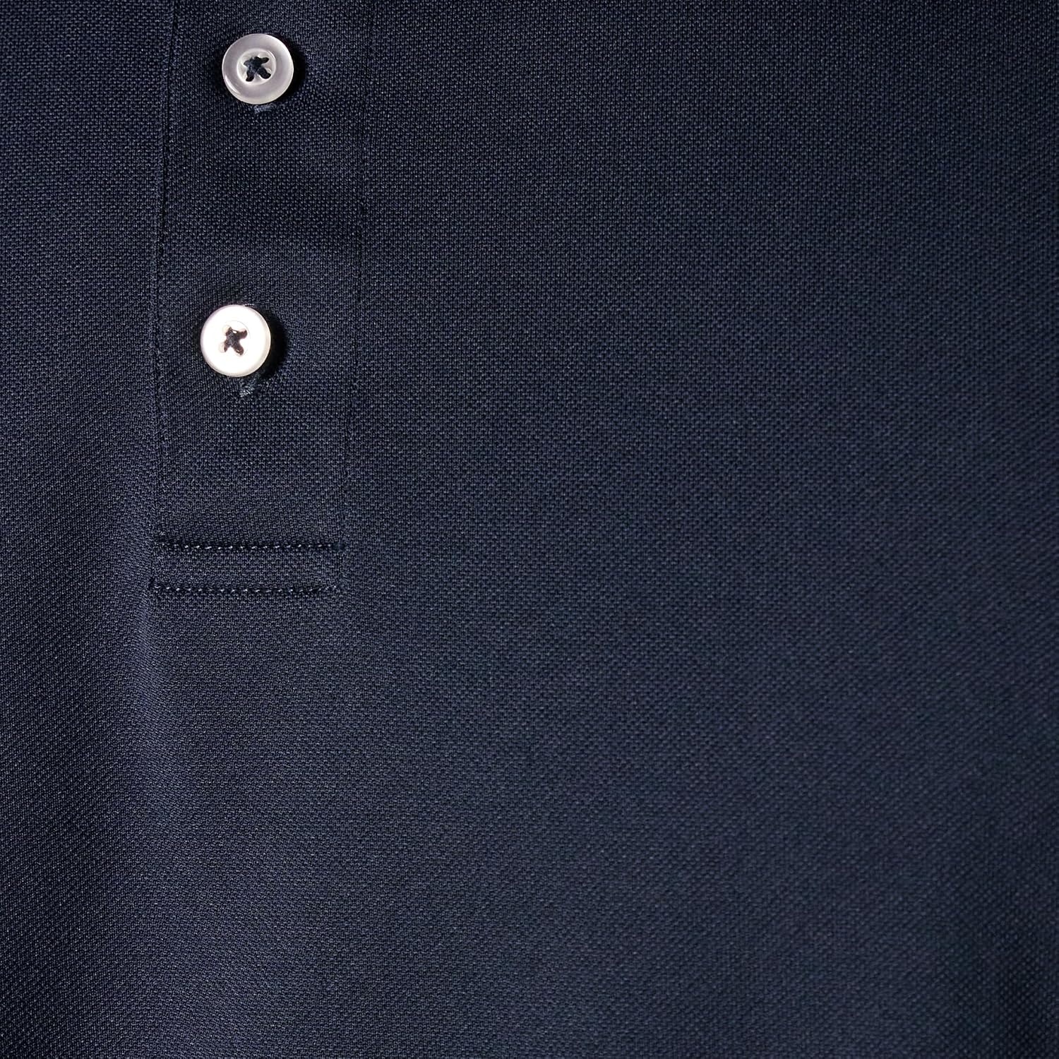 image:imageAmazon Essentials Mens Moisture Wicking Golf Polo Shirt Short Sleeve SlimFit QuickDry Active WearDark Navy