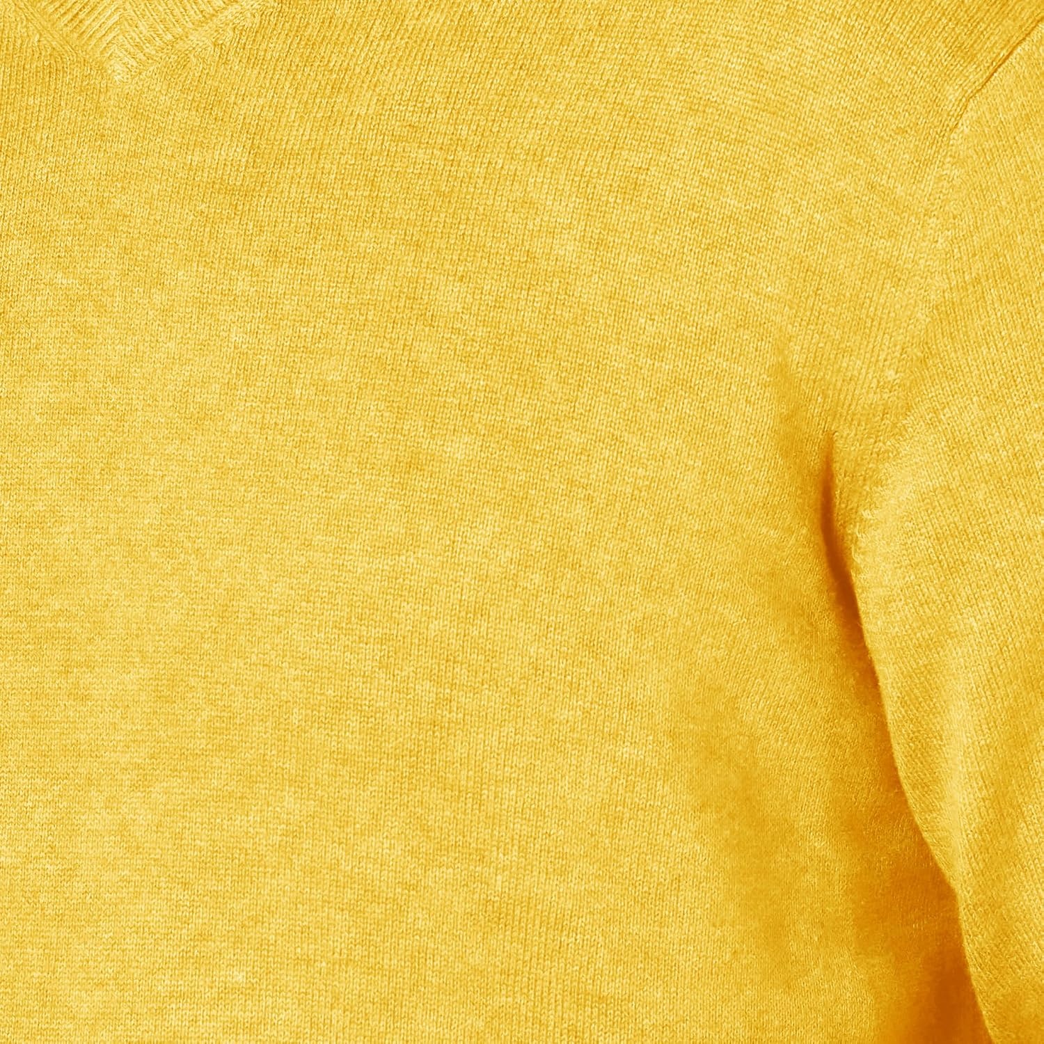 image:imageAmazon Essentials Mens Regular Fit Cotton VNeck Pullover Sweater Available in Big amp TallGold