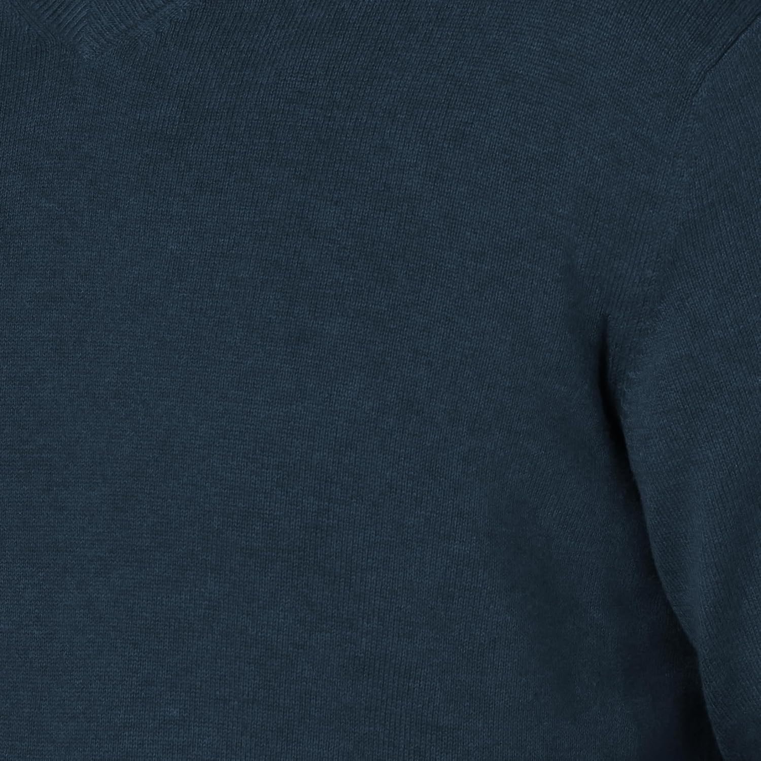 image:imageAmazon Essentials Mens Regular Fit Cotton VNeck Pullover Sweater Available in Big amp TallNavy