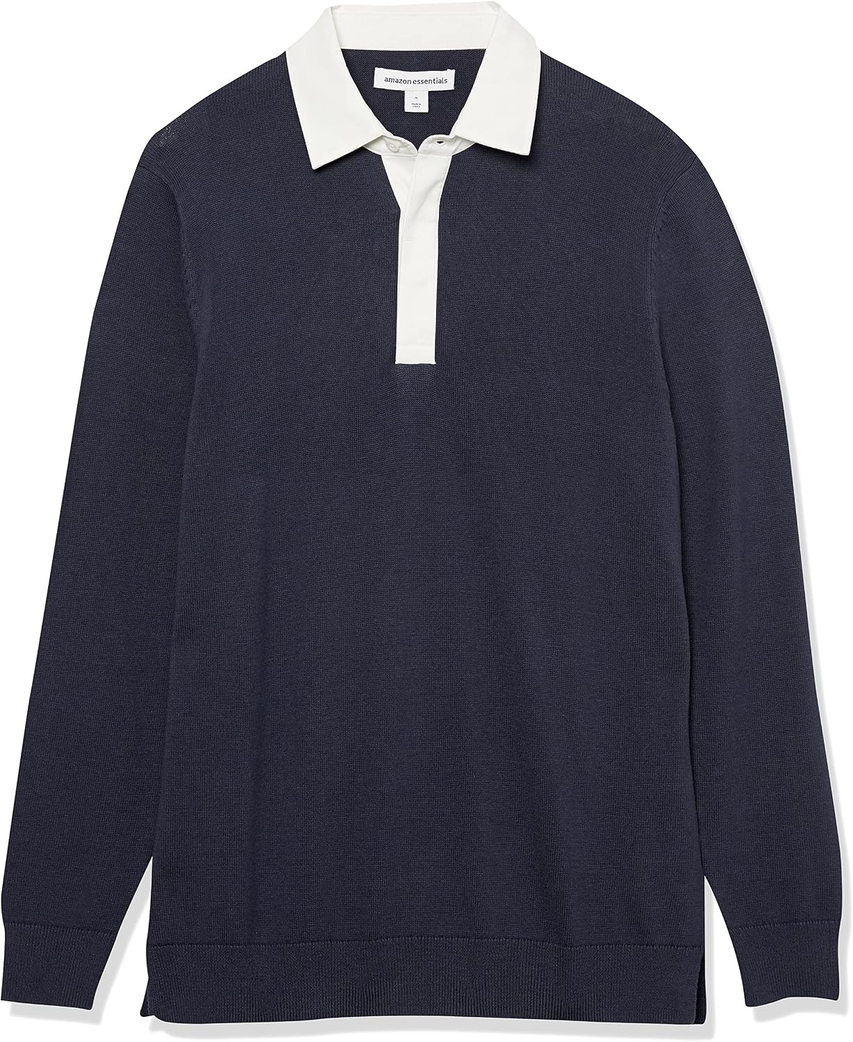 image:imageAmazon Essentials Mens Rugby SweaterDark Navy