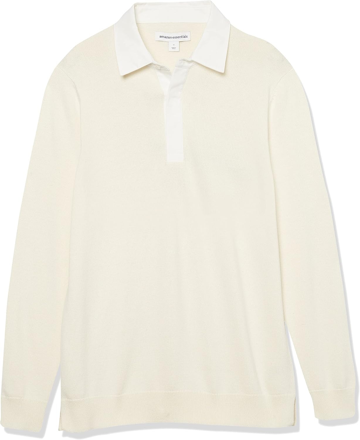 image:imageAmazon Essentials Mens Rugby SweaterLight Beige