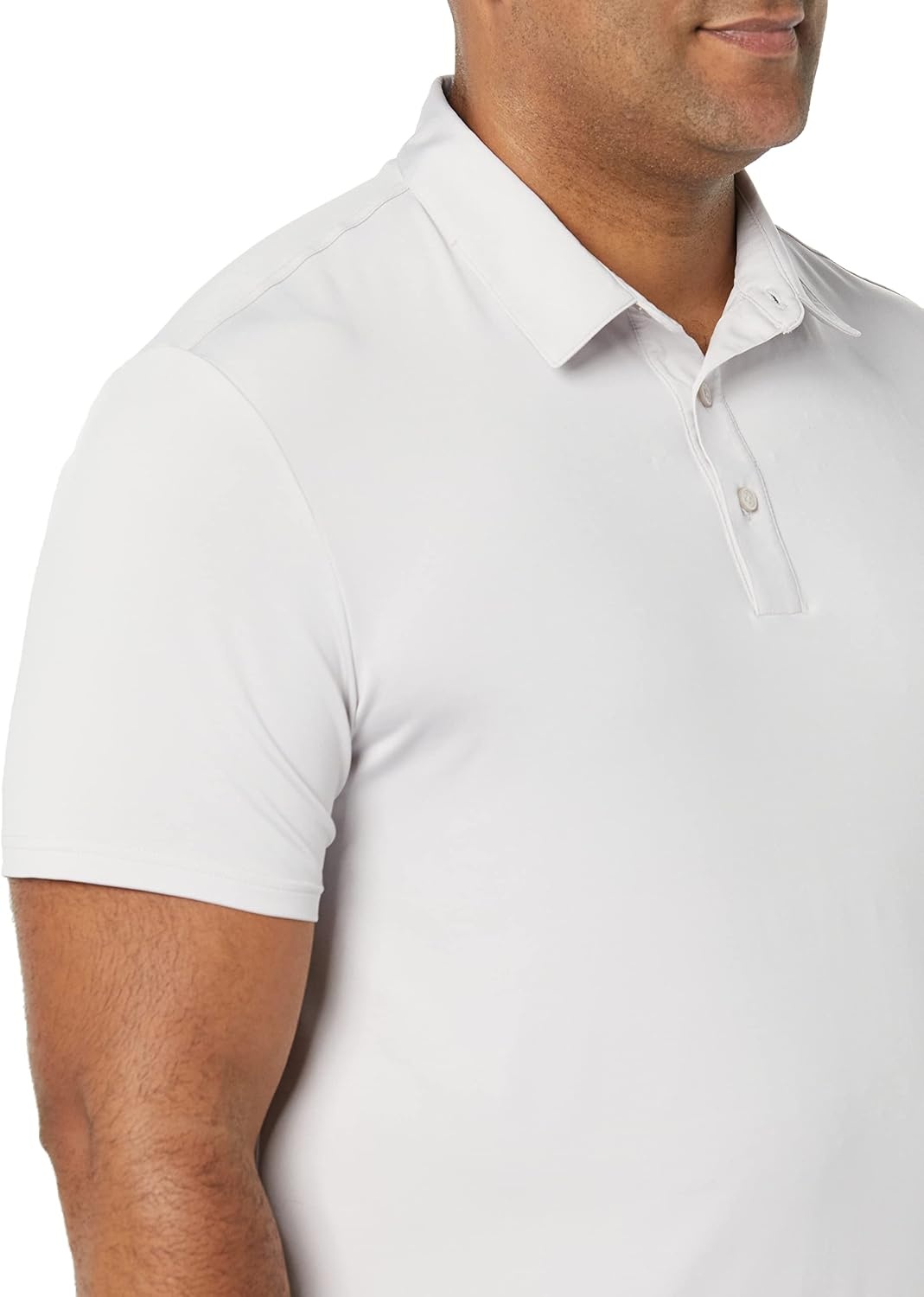 image:imageAmazon Essentials Mens SlimFit QuickDry Moisture Wicking Tech Stretch Short Sleeve Lightweight Golf Polo ShirtPale Lilac