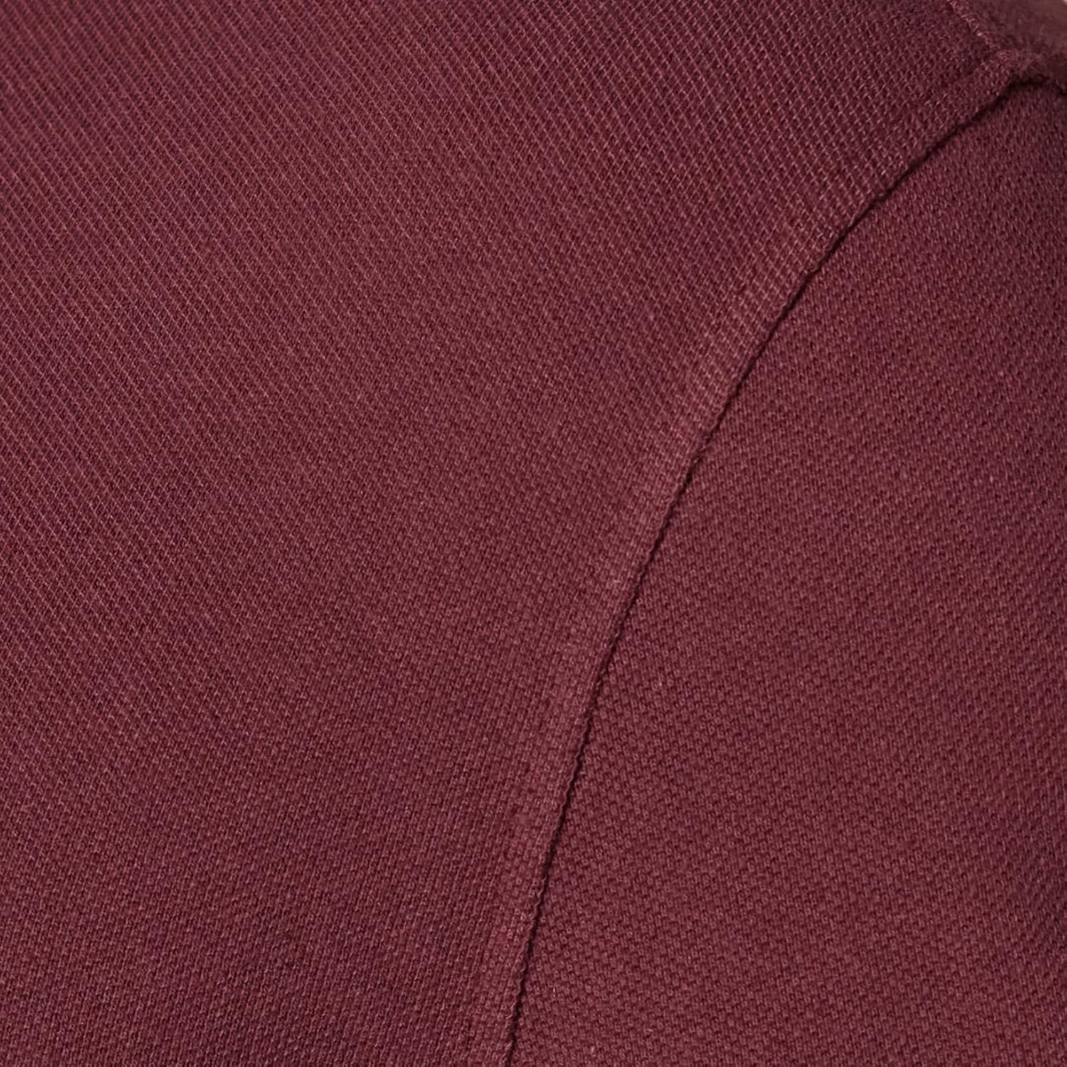 image:imageAmazon Essentials Mens SlimFit ShortSleeve Cotton Pique Polo ShirtBurgundy