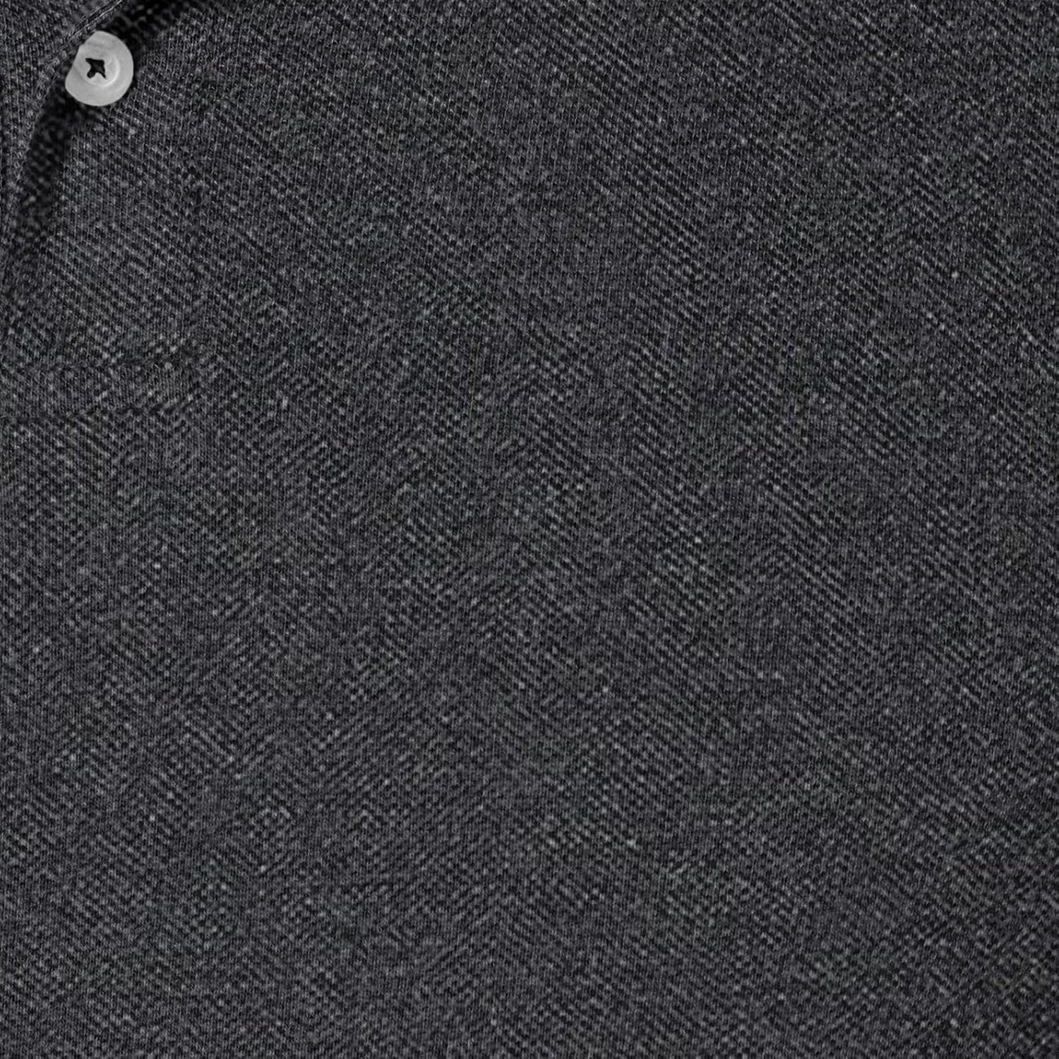 image:imageAmazon Essentials Mens SlimFit ShortSleeve Cotton Pique Polo ShirtCharcoal Heather