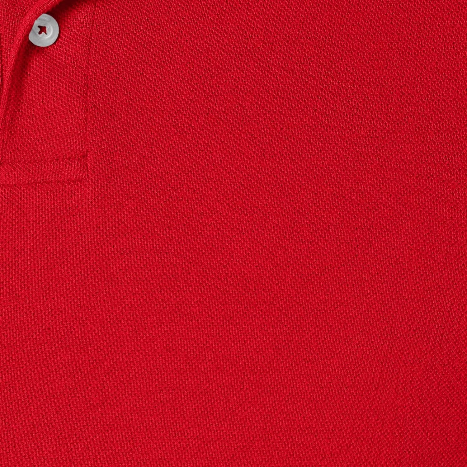 image:imageAmazon Essentials Mens SlimFit ShortSleeve Cotton Pique Polo ShirtRedNavy and White Tipped