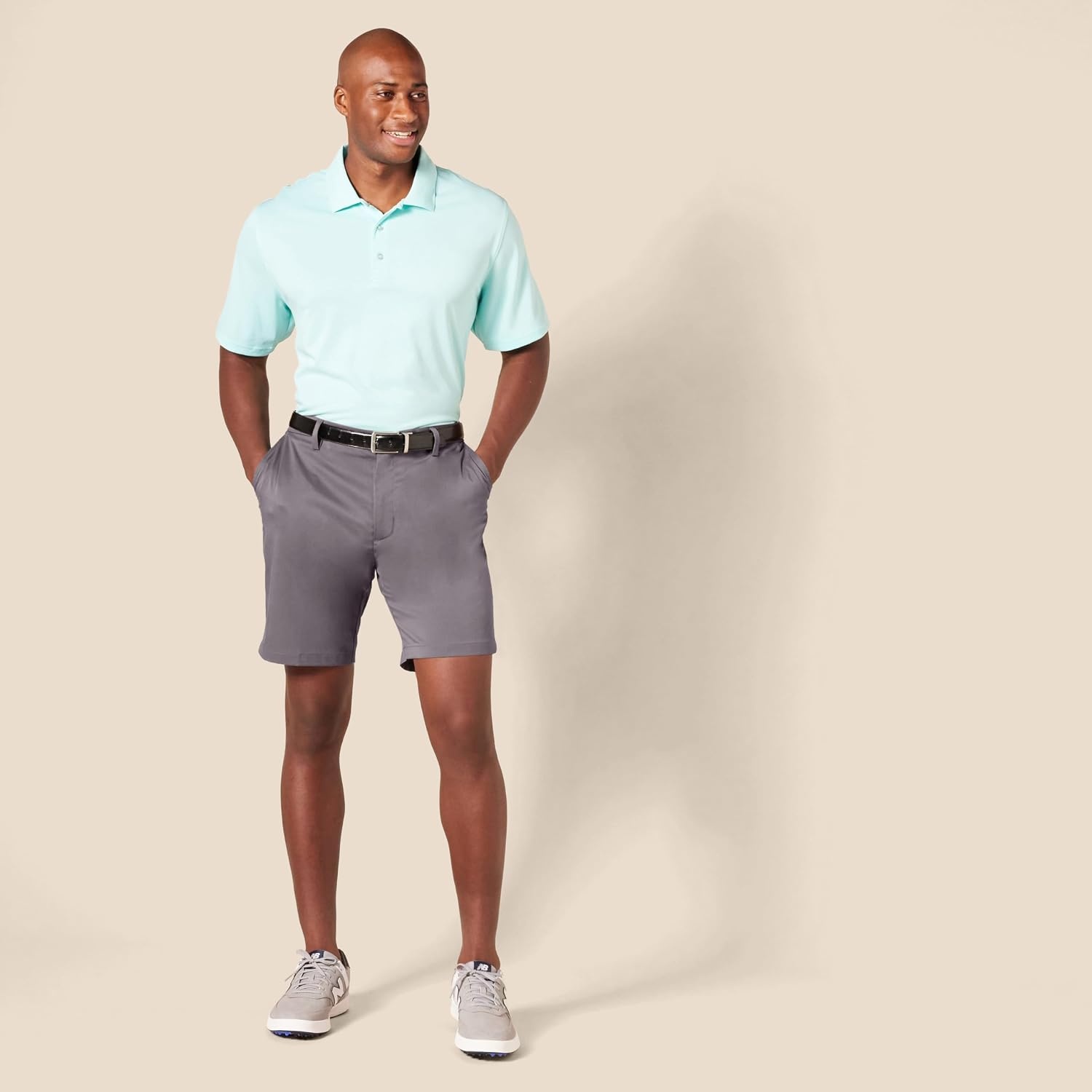 image:imageAmazon Essentials Mens Slimfit 7 ShortGray