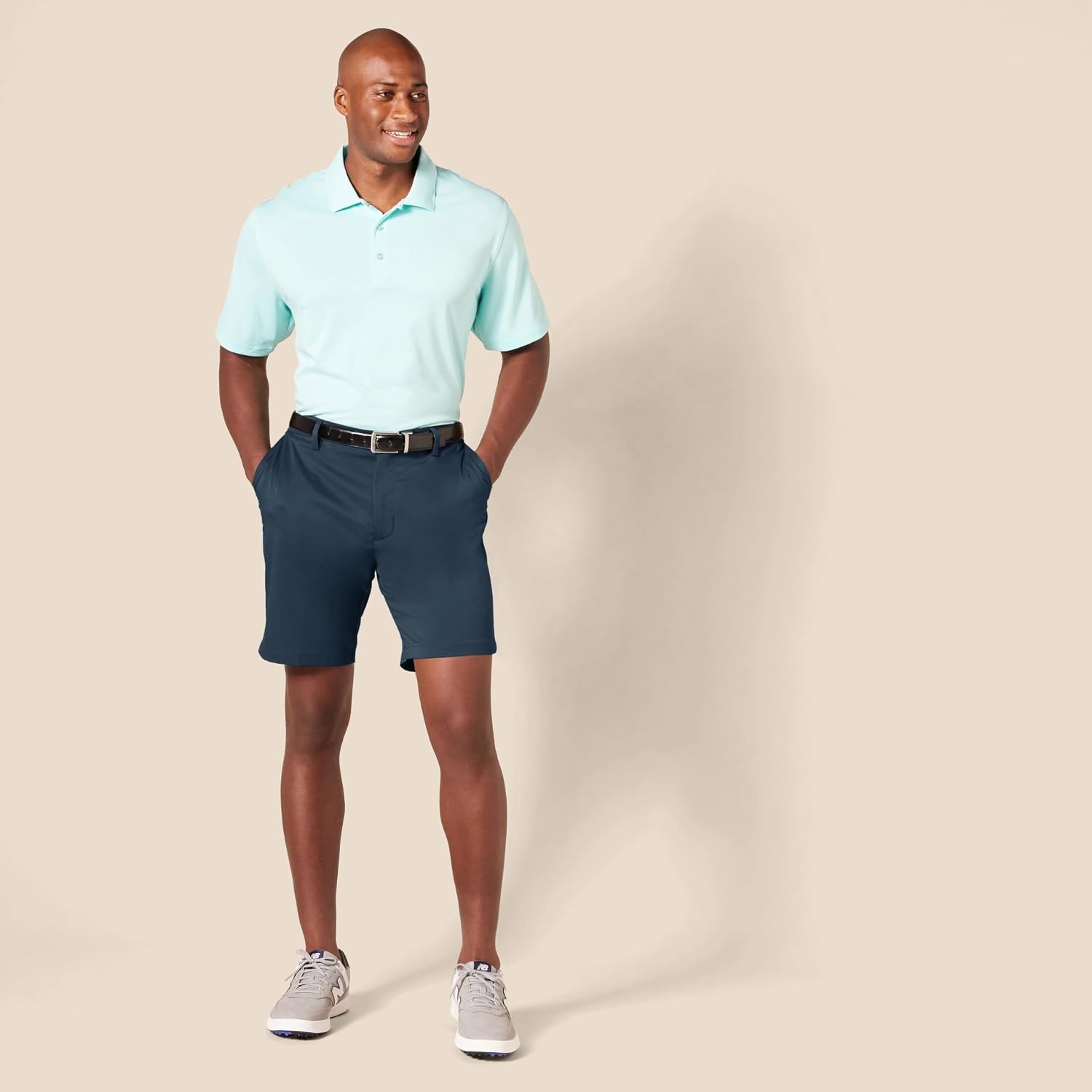 image:imageAmazon Essentials Mens Slimfit 7 ShortNavy