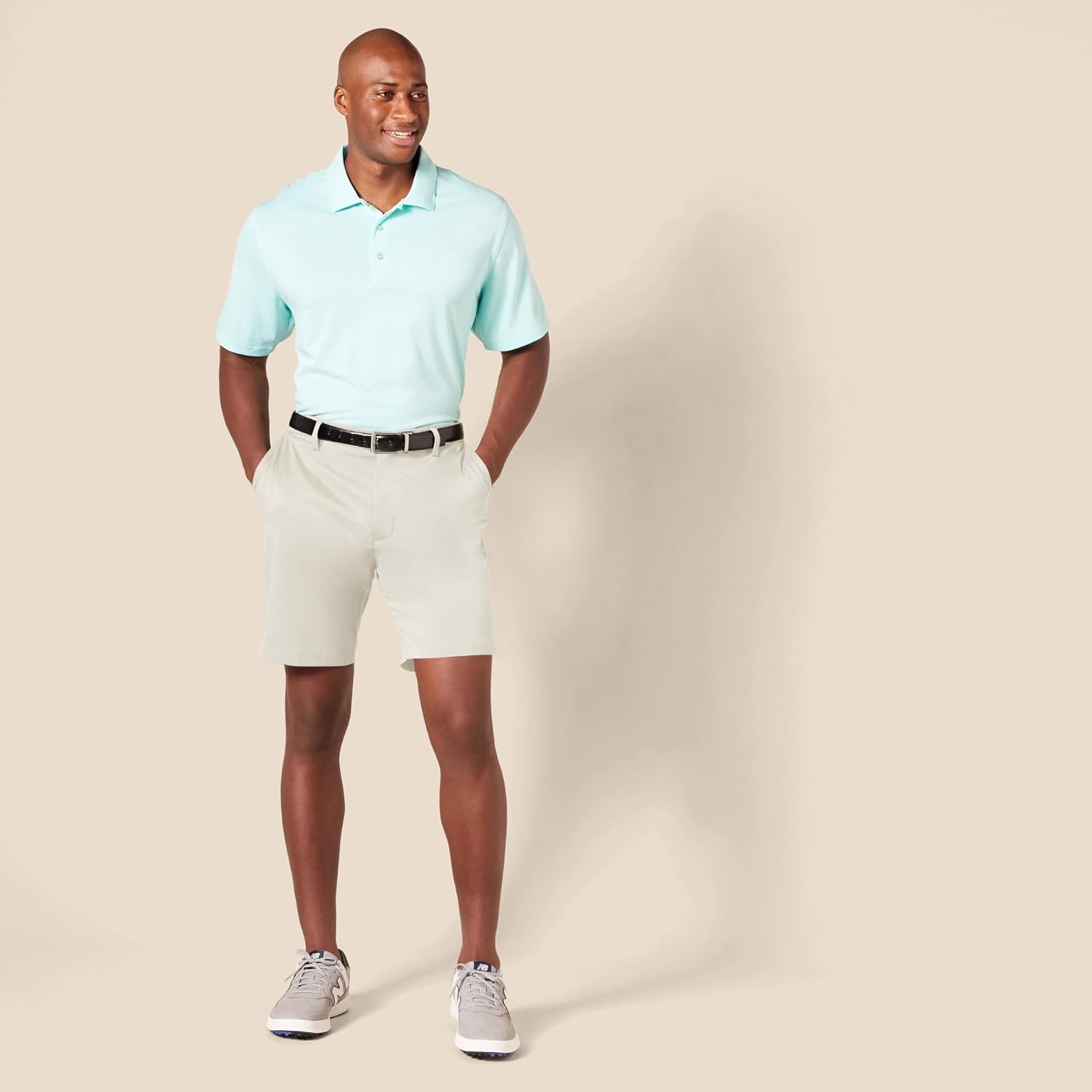 image:imageAmazon Essentials Mens Slimfit 7 ShortStone
