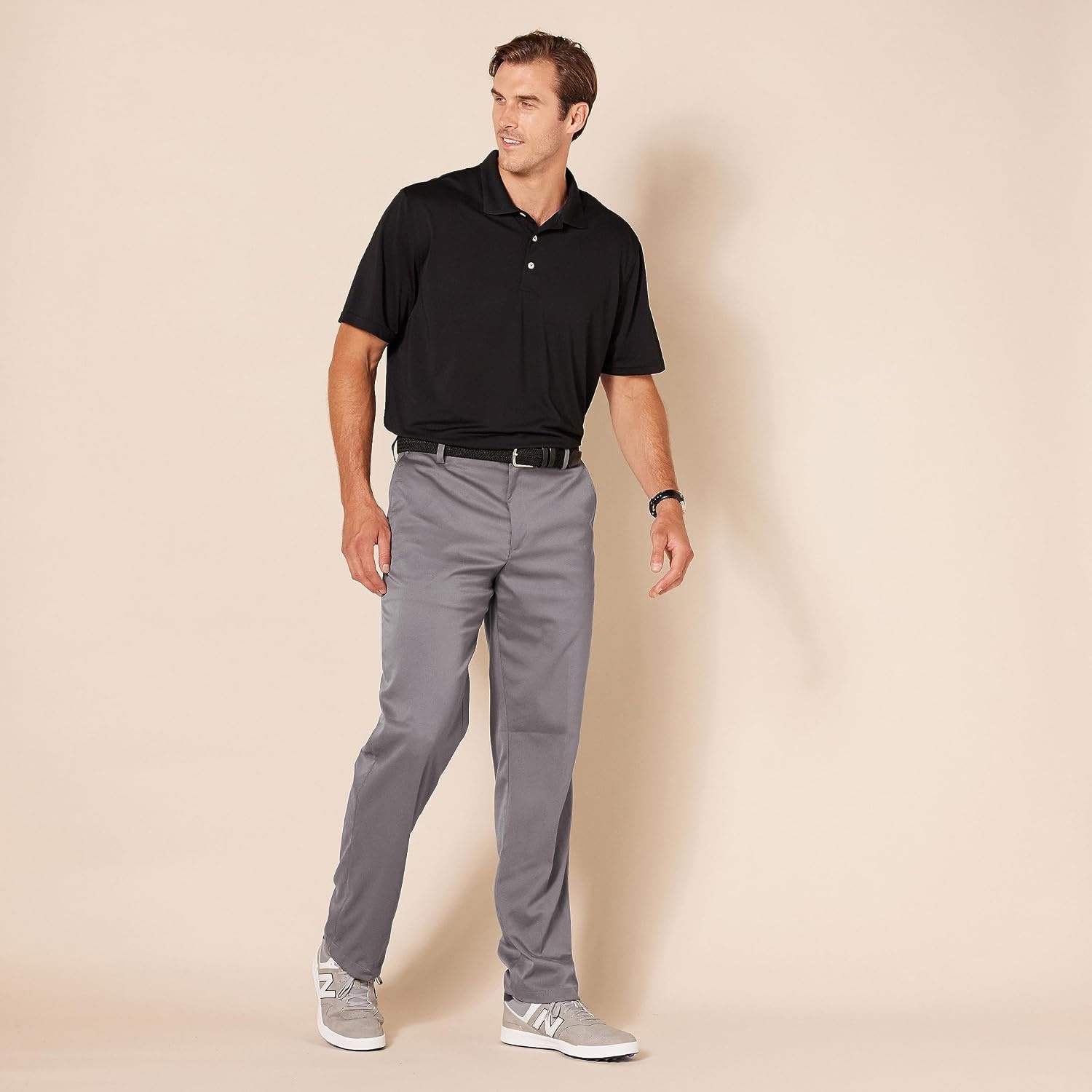 image:imageAmazon Essentials Mens StraightFit AllDay Stretch Golf PantGray
