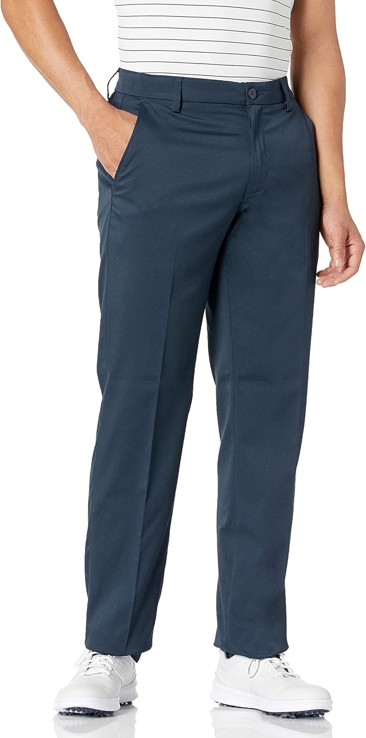 image:imageAmazon Essentials Mens StraightFit AllDay Stretch Golf PantNavy