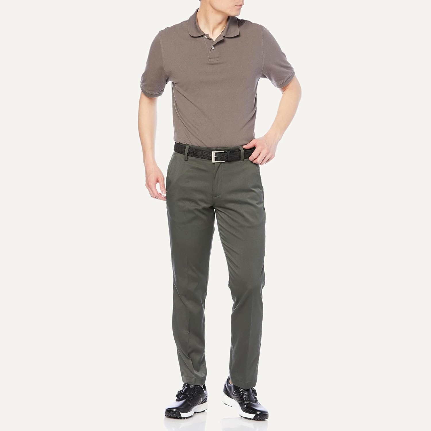 image:imageAmazon Essentials Mens StraightFit AllDay Stretch Golf PantOlive