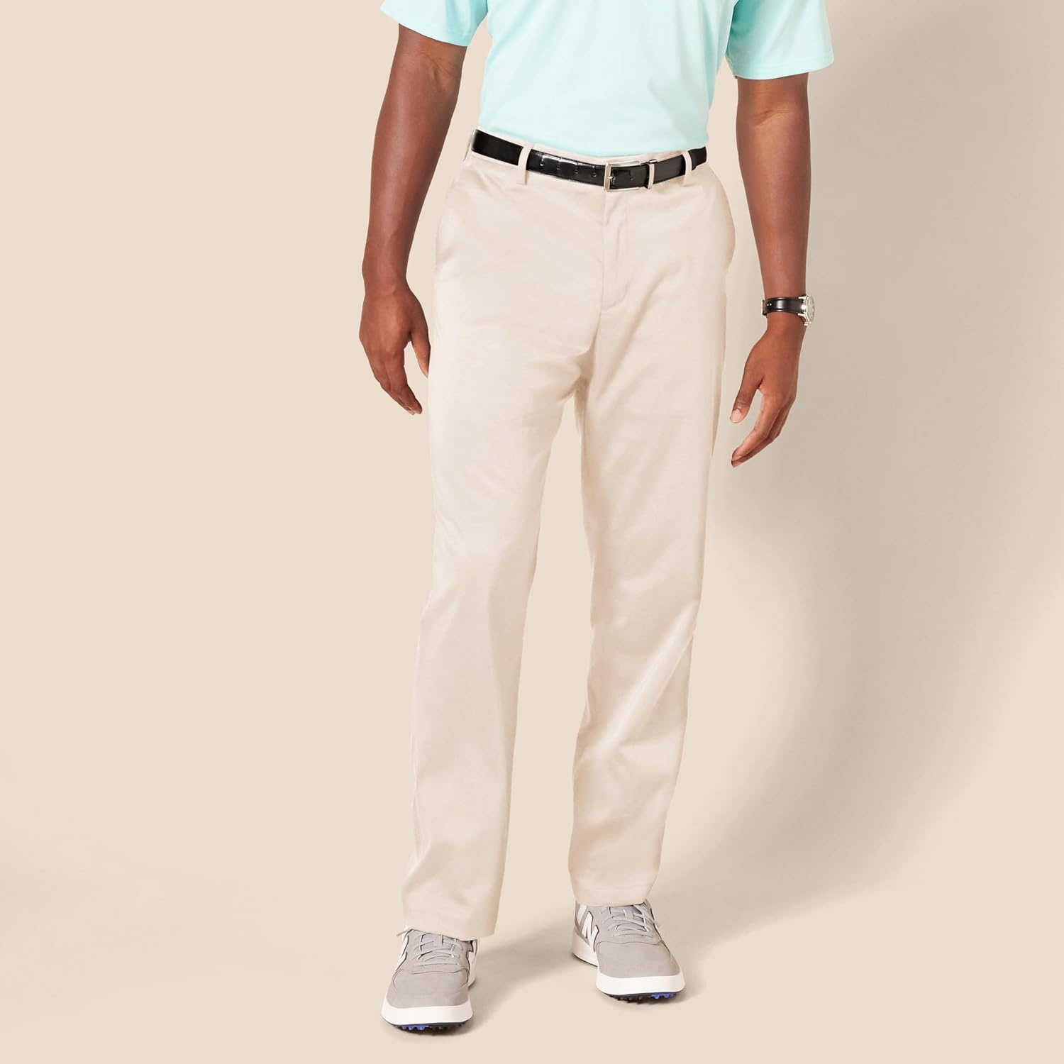 image:imageAmazon Essentials Mens StraightFit AllDay Stretch Golf PantStone