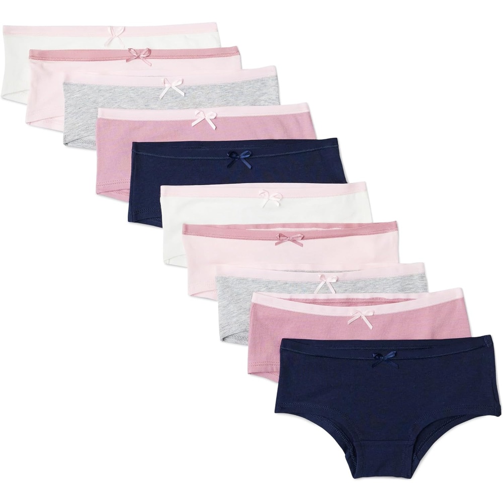 image:imageAmazon Essentials Girls Cotton Jersey Hipster UnderwearNeutrals