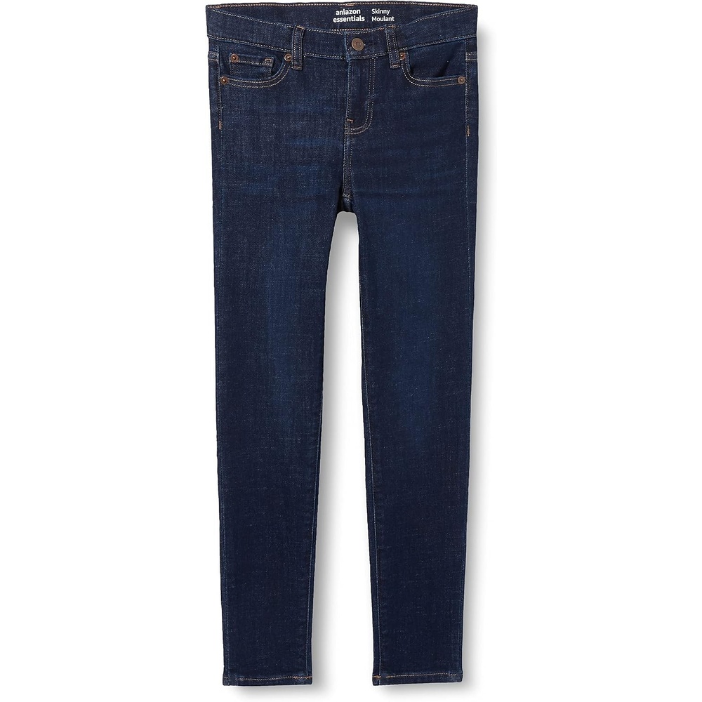 image:imageAmazon Essentials Girls Skinny Fit Stretch JeansDark Wash