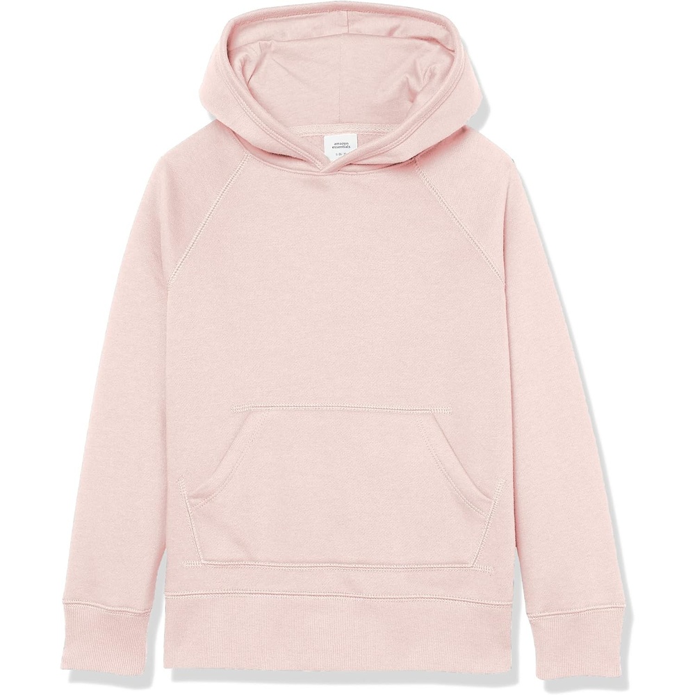 image:imageAmazon Essentials Girls and Toddlers Pullover Hoodie Sweatshirt with Kangaroo PocketLight Mauve