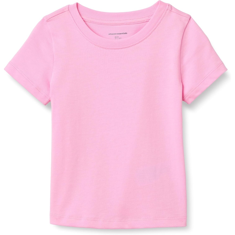 image:imageAmazon Essentials Girls and Toddlers ShortSleeve TShirtsPink
