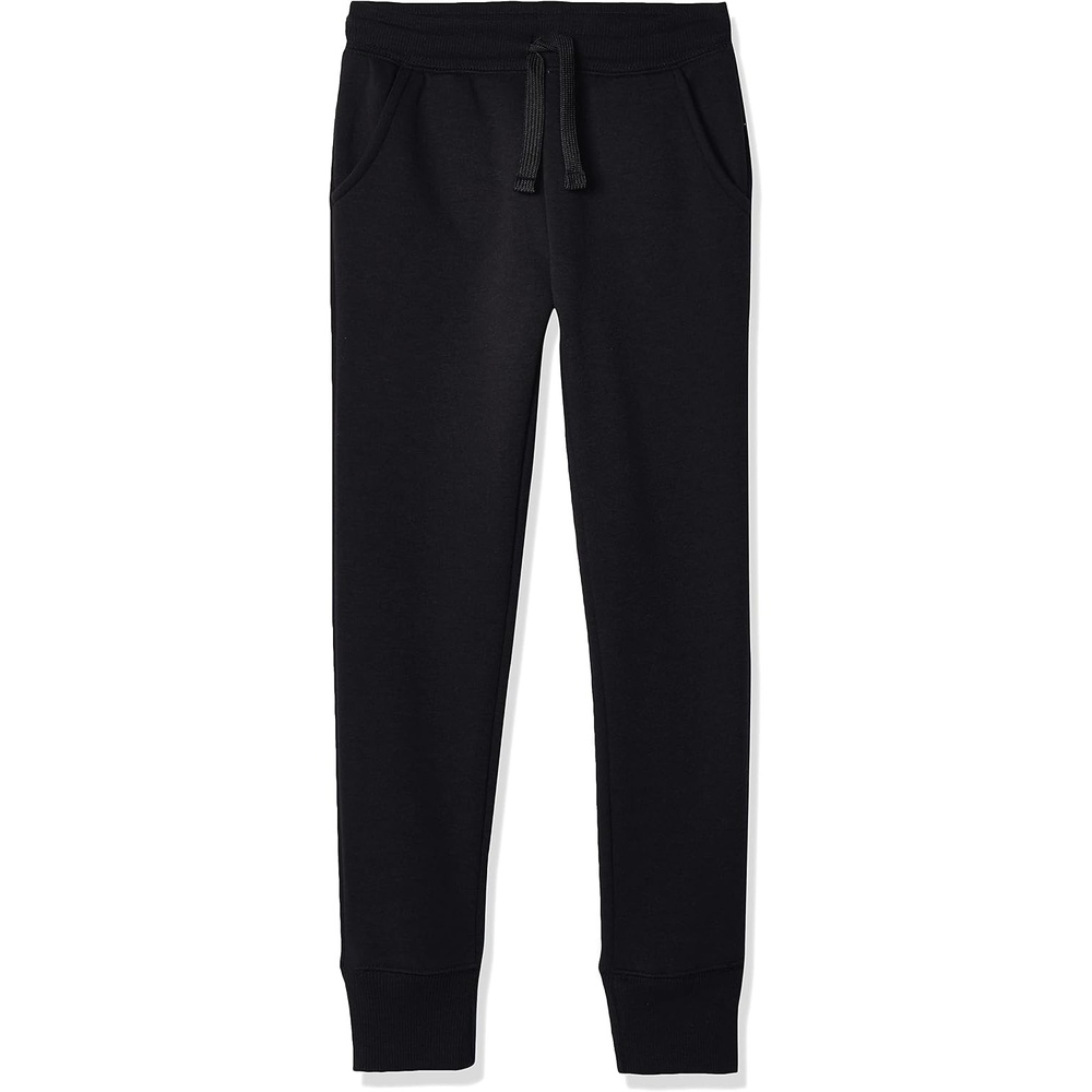 image:imageAmazon Essentials Girls and Toddlers Sweatpants with Elastic Waist and Drawstring MultipacksBlack