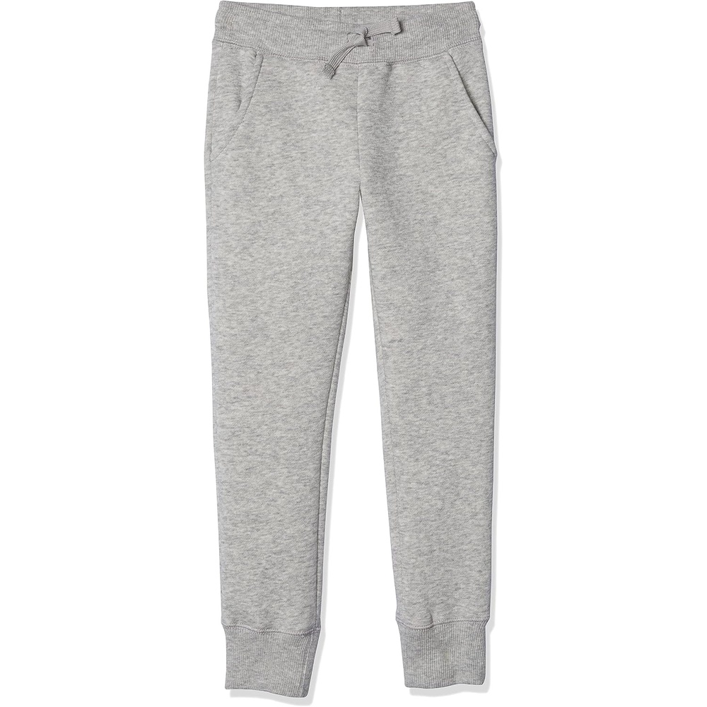 image:imageAmazon Essentials Girls and Toddlers Sweatpants with Elastic Waist and Drawstring MultipacksLight Grey Heather