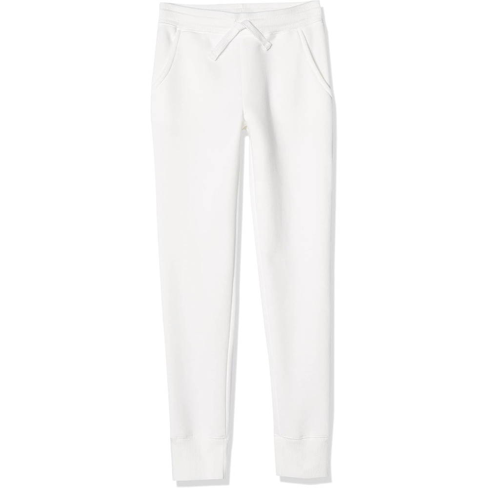 image:imageAmazon Essentials Girls and Toddlers Sweatpants with Elastic Waist and Drawstring MultipacksWhite
