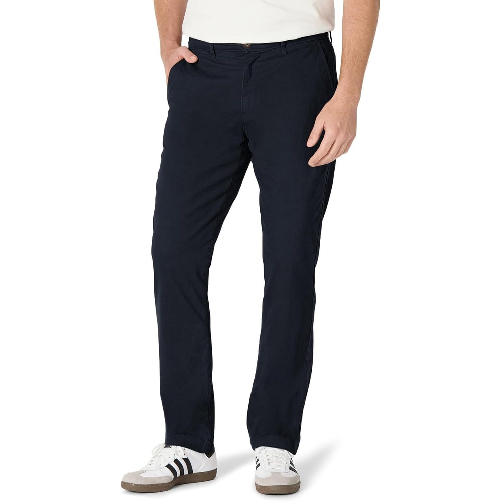 image:imageAmazon Essentials Mens AthleticFit Chino PantsBlack