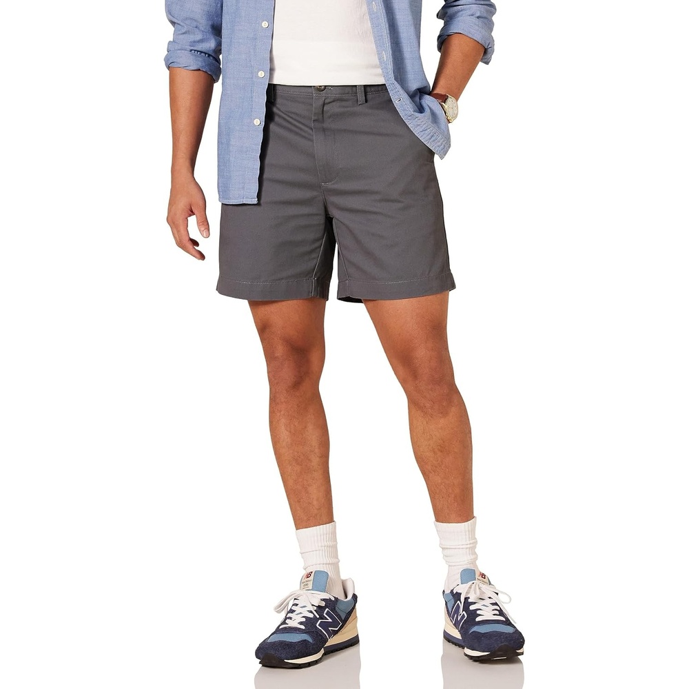 image:imageAmazon Essentials Mens ClassicFit 7 Short ShortsCharcoal