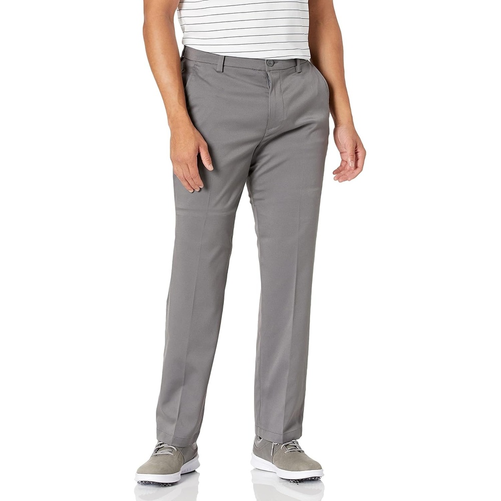 image:imageAmazon Essentials Mens ClassicFit MoistureWicking Stretch Golf Pants with Active Waistband Available in Big amp TallGrey