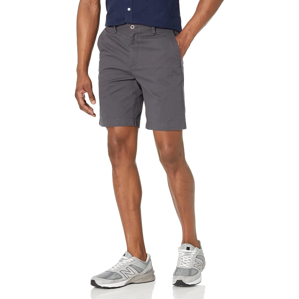 image:imageAmazon Essentials Mens SlimFit 9 Chino ShortsCharcoal