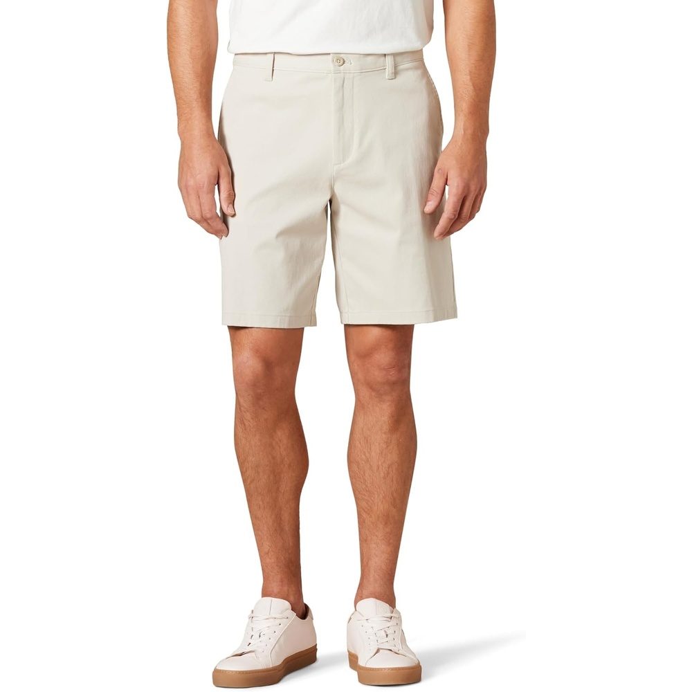 image:imageAmazon Essentials Mens SlimFit 9 Stretch Chino Shorts Midweight Cotton TwillStone