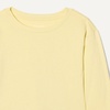 Amazon Essentials Babies, Toddlers and Girls’ Long Sleeve Cotton T-Shirts, Pack of 3(Beige/Pastel Yellow/White)