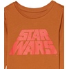 Amazon Essentials Disney | Marvel | Star Wars | Frozen | Princess Girls’ Long-Sleeve Tunic T-Shirts(3-pack Star Wars Logo Galaxy)