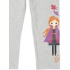 Amazon Essentials Disney | Marvel | Star Wars | Frozen | Princess Girls and Toddlers’ Cotton Stretch Leggings, Multipacks(Grey/Navy Geo Print/Sky Blue/Frozen Friends)