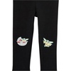 Amazon Essentials Disney | Marvel | Star Wars | Frozen | Princess Girls and Toddlers’ Cotton Stretch Leggings, Multipacks(Grogu Force)