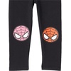 Amazon Essentials Disney | Marvel | Star Wars | Frozen | Princess Girls and Toddlers’ Cotton Stretch Leggings, Multipacks(Marvel Spider-man)