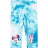 Amazon Essentials Disney | Marvel | Star Wars | Frozen | Princess Girls and Toddlers’ Cotton Stretch Leggings, Multipacks(Minnie/Beach)