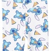 Amazon Essentials Disney | Marvel | Star Wars | Frozen | Princess Girls and Toddlers’ Cotton Stretch Leggings, Multipacks(Stitch/Pizza)