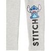 Amazon Essentials Disney | Marvel | Star Wars | Frozen | Princess Girls and Toddlers’ Cotton Stretch Leggings, Multipacks(Stitch/Pizza)