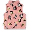 Amazon Essentials Disney | Marvel | Star Wars | Princess Girls and Toddlers’ Polar Fleece Zip Up Vest with Side Pockets(Minnie and Friends)