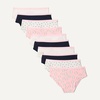 Amazon Essentials Girls’ Cotton Jersey Bikini Underwear(Spot/ Stripe/ Navy)