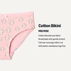 Amazon Essentials Girls’ Cotton Jersey Bikini Underwear(Spot/ Stripe/ Navy)