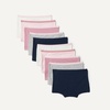Amazon Essentials Girls’ Cotton Jersey Boxer Brief Underwear(Neutrals)