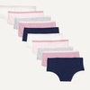 Amazon Essentials Girls’ Cotton Jersey Hipster Underwear(Neutrals)