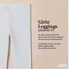 Amazon Essentials Girls’ Cotton Stretch Leggings, Multipacks(3-pack Navy Heather/Raspberry/White)