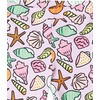Amazon Essentials Girls’ Cotton Stretch Leggings, Multipacks(5-pack Shells and Fruits)