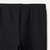 Amazon Essentials Girls’ Cotton Stretch Leggings, Multipacks(Black)