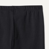 Amazon Essentials Girls’ Cotton Stretch Leggings, Multipacks(Black/ Navy)