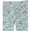 Amazon Essentials Girls’ Cotton Stretch Leggings, Multipacks(Black/Blue Leaf Print/Indigo Big Cats/Turquoise Green/White Floral)