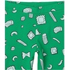 Amazon Essentials Girls’ Cotton Stretch Leggings, Multipacks(Black/Floral/Green Candy/Grey/Turquoise Blue Stripe)